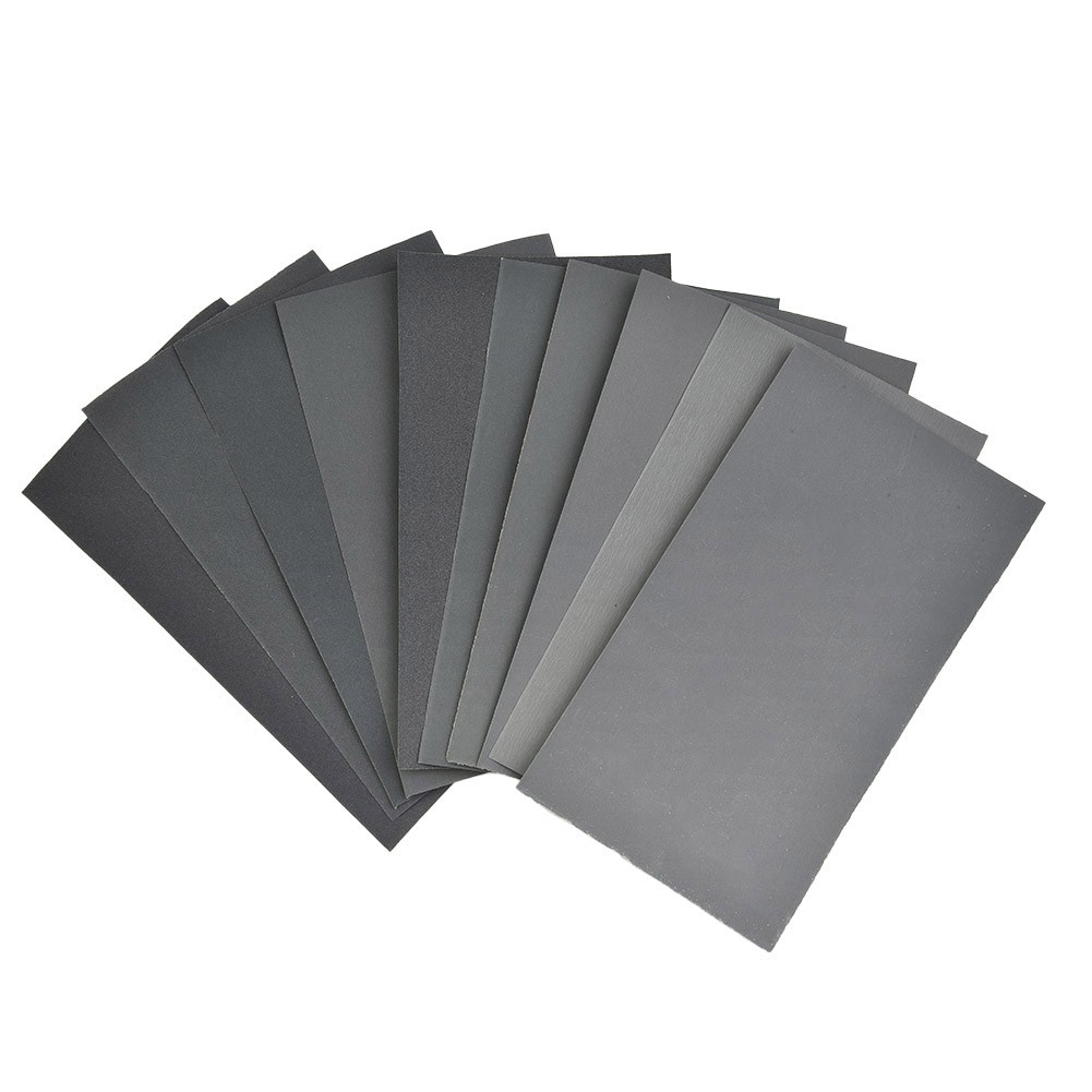 Sandpaper Sanding Paper Silicon Carbide 15Pcs 400-2500 Grit Accessories Low Cost