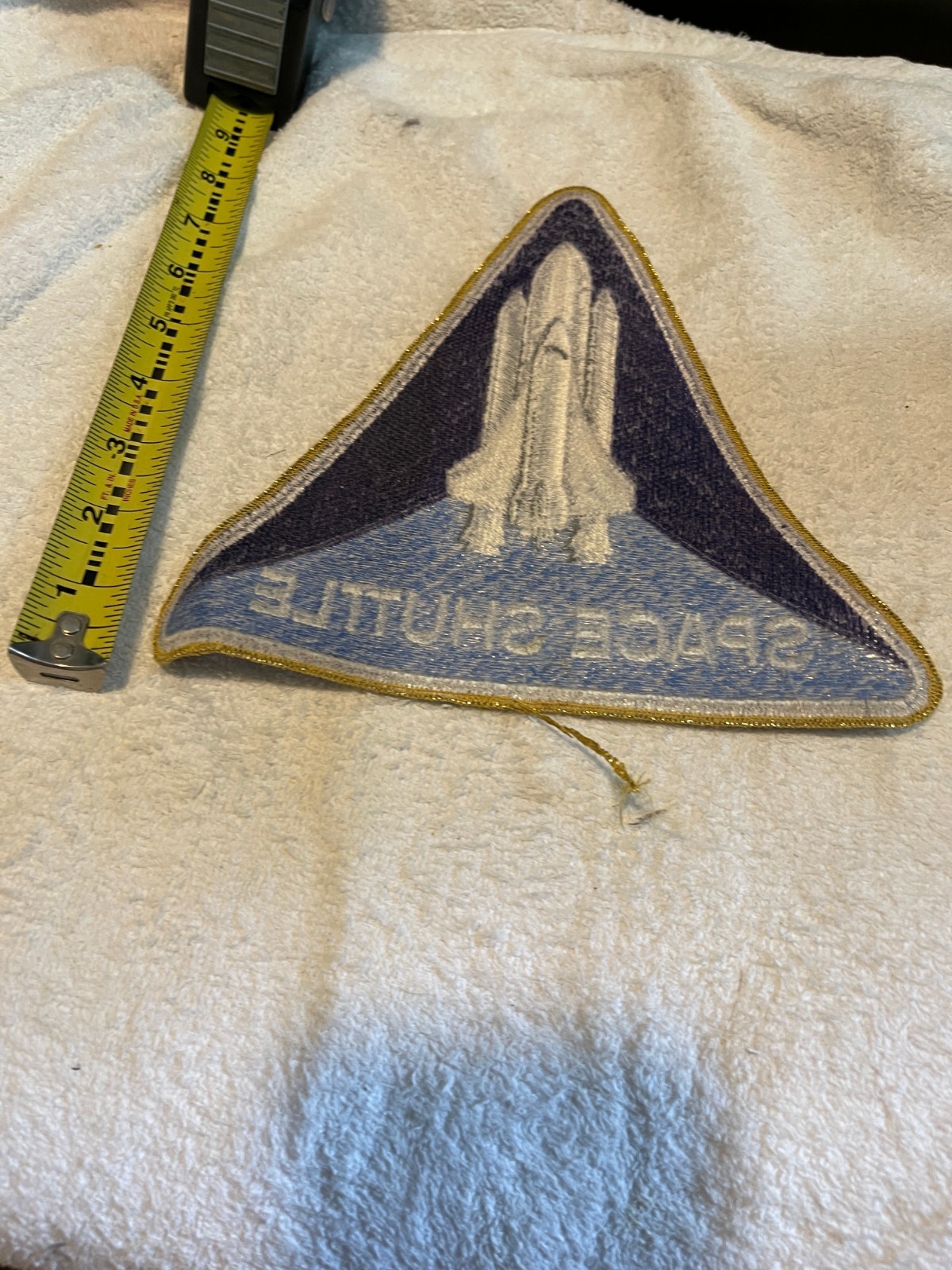 Vintage retired USAF Pilot Space Shuttle NASA 9" tall rare find!
