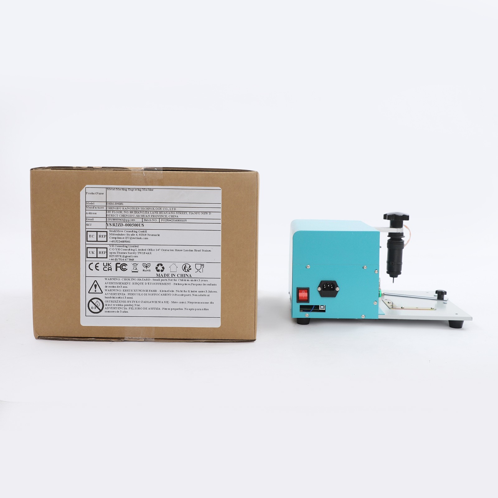Electric Dot Peen Part Marking/serial Number Tag Marking Engraving Machine
