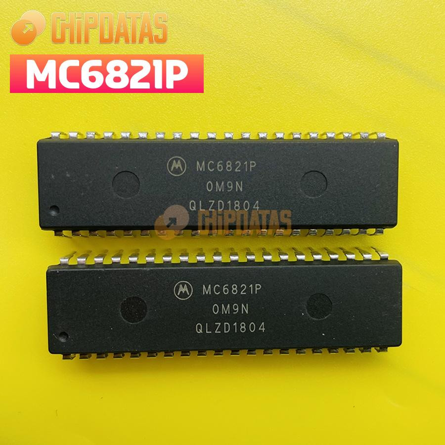 3PCS New Motorola MC6821P DIP-40 Peripheral Interface Adapter