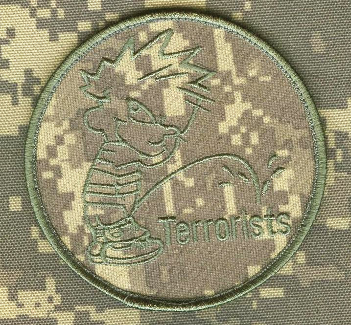 NATO ISAF BAGRAM AIRFIELD BASE SECURITY FORCE 2013 vêlkrö PATCH: PEE BOY CALVIN