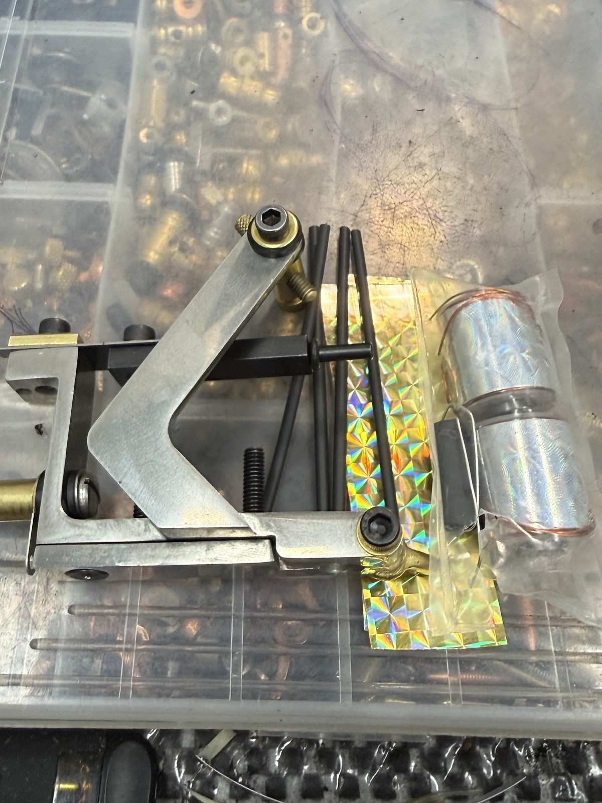 NATIONAL - TALON COIL TATTOO MACHINE KIT ( NOS -All New Parts) Authentic