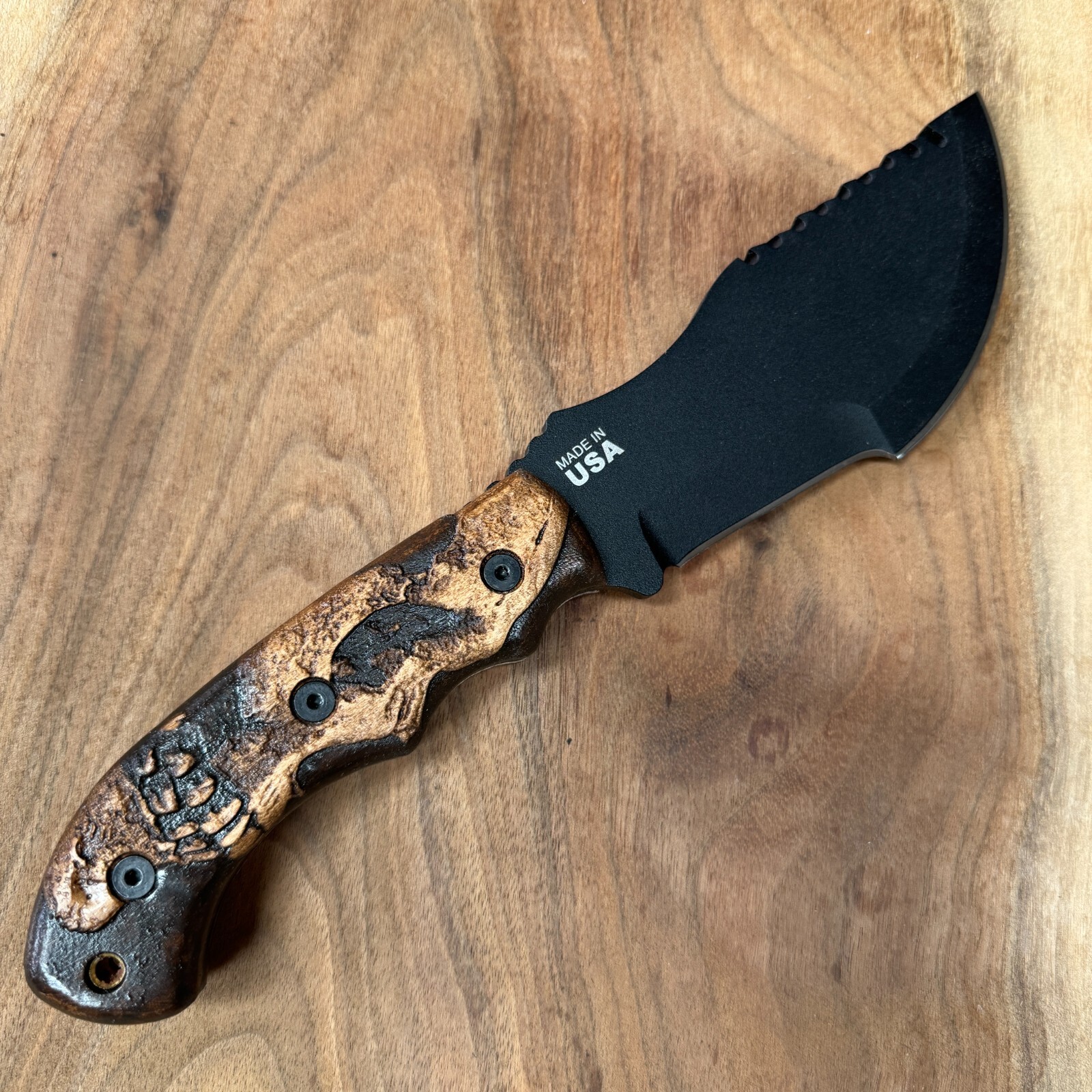 Shadowskull scales compatible with TOPS Tom Brown Tracker knife