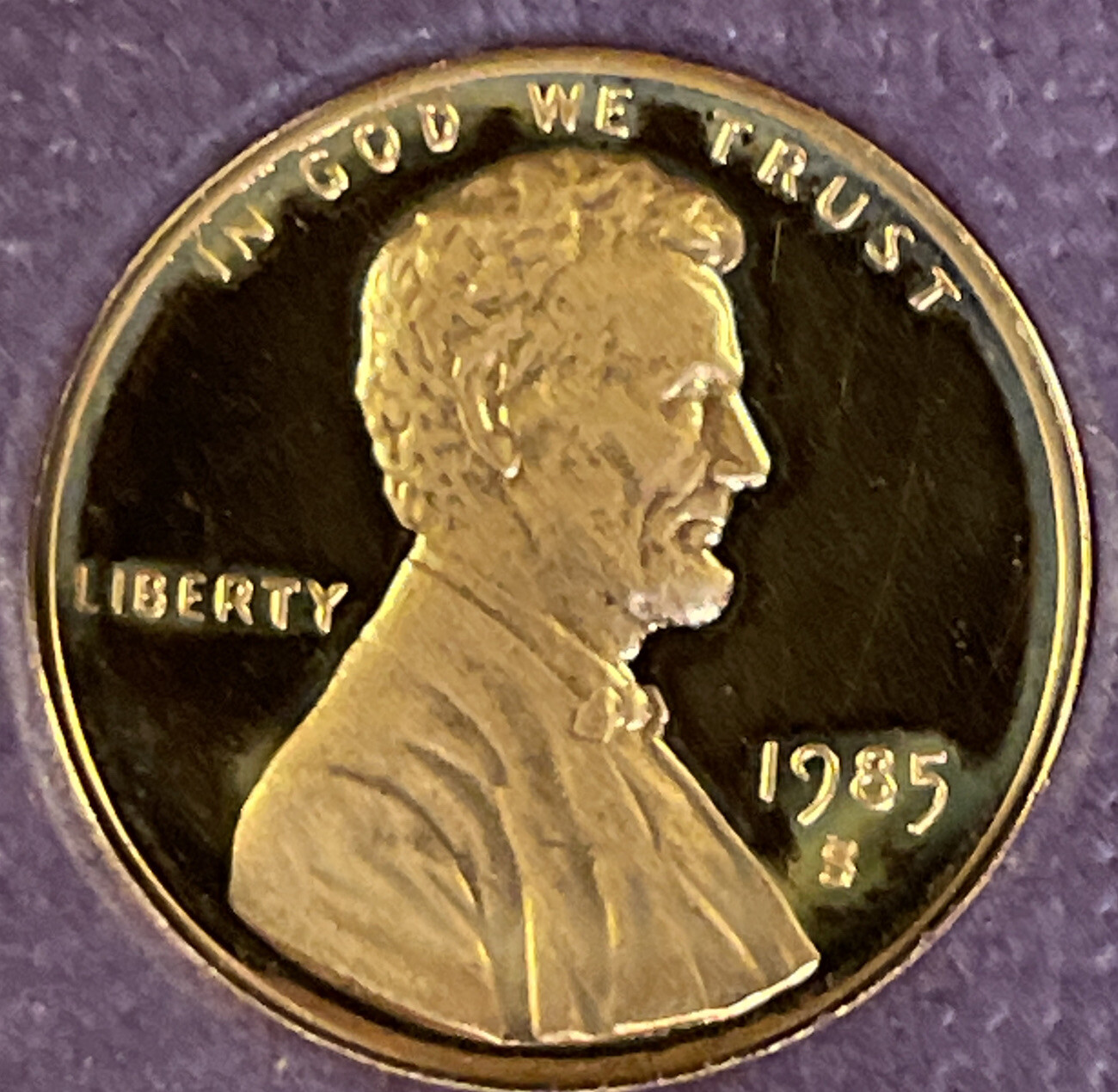 1985 S Proof Lincoln Cent from Proof Set