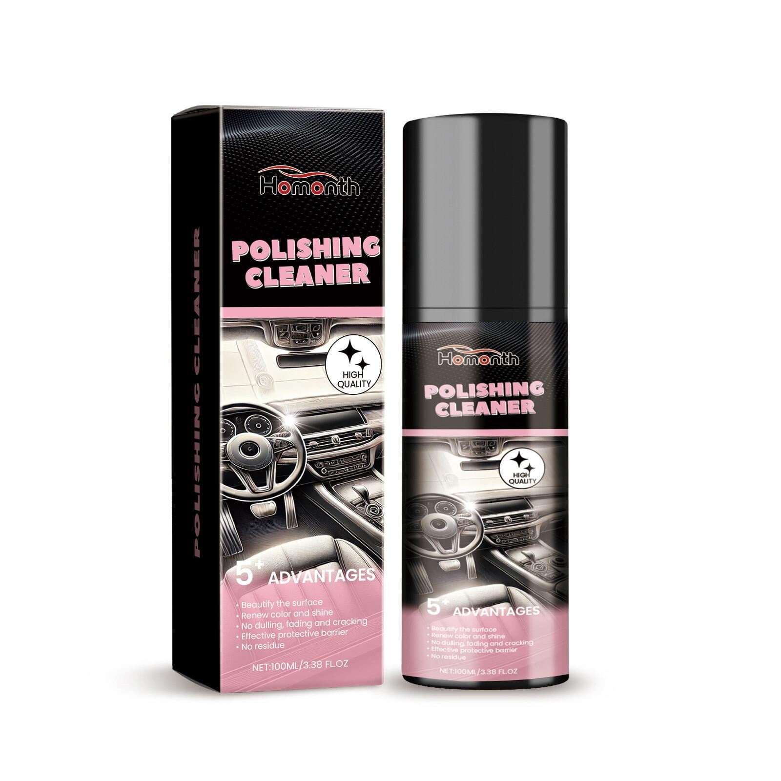 Auto Interior Spa 100ml Polish Cleaner Revitalizes Console Panels Keeps Glossy