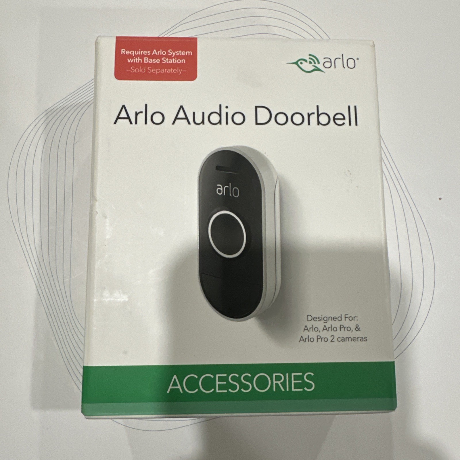 Arlo AAD1001-100NAS Smart Audio Doorbell New