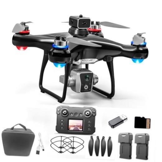 Hobby Drone With Screen On Controller, Airplane Helicopter With Dual