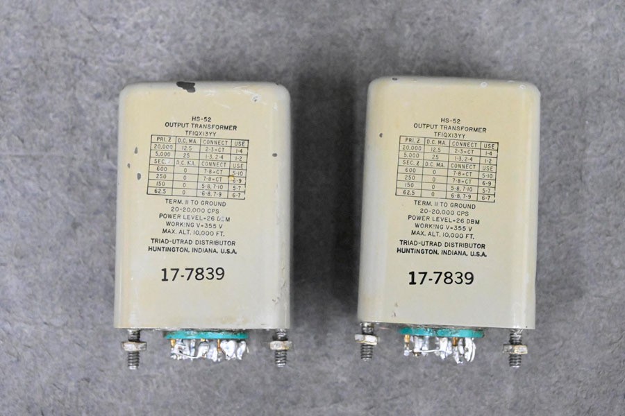 TRIAD HS-52 Audio Output Transformer 2kΩ Pair Used