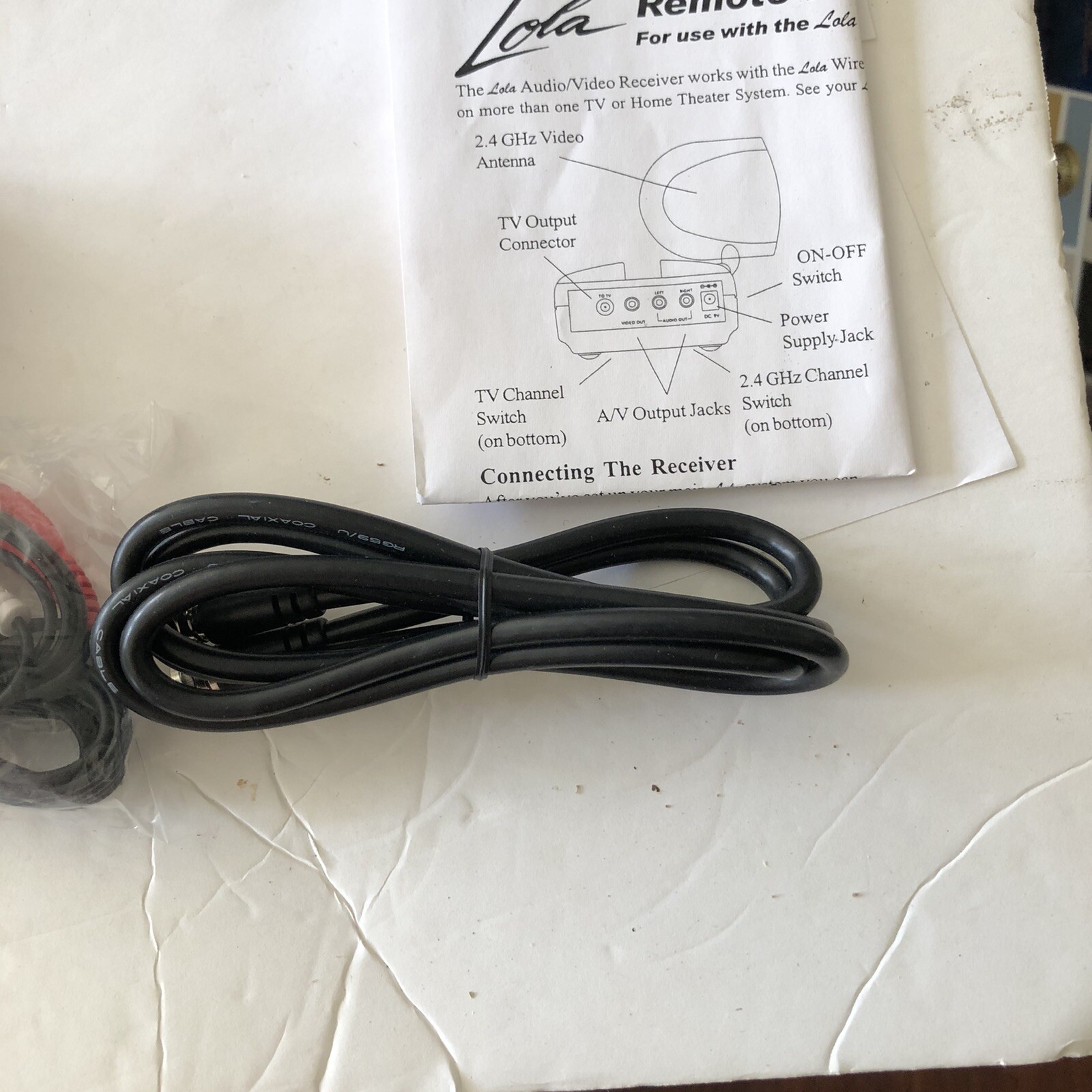 X-10 Video Receiver VR36A “Lola” With Audio @E