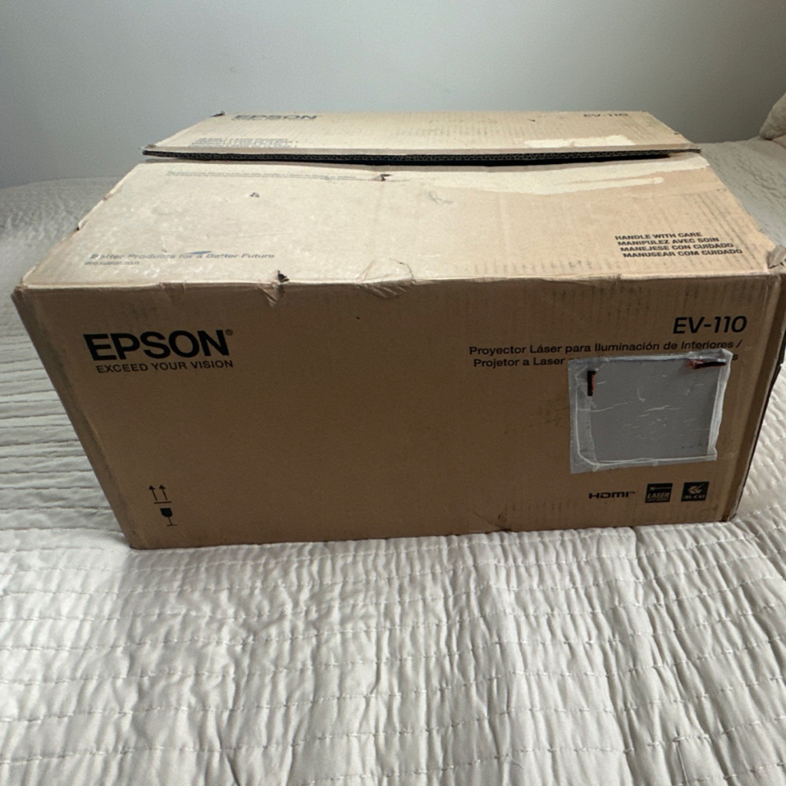Epson LightScene EV-110 Laser Projector HDMI White   OPEN BOX/Unused