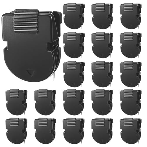 20 Pcs Cubicle Clips, Fabric Panel Cubicle Accessories Plastic Fabric Clips