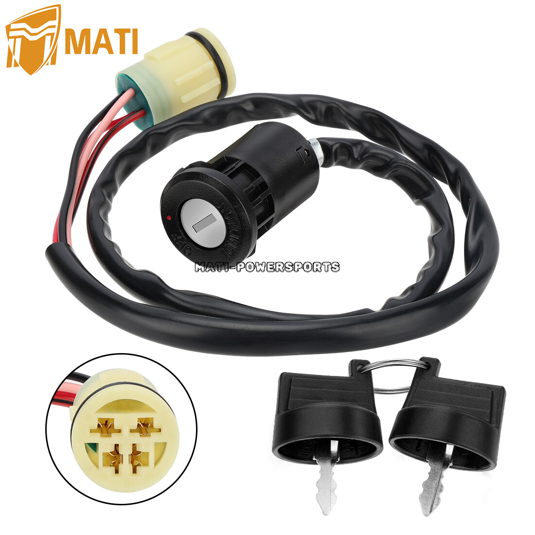 Ignition Key Switch for Honda TRX350TE Rancher Es 2000 2001 2002 03 04 205 2006