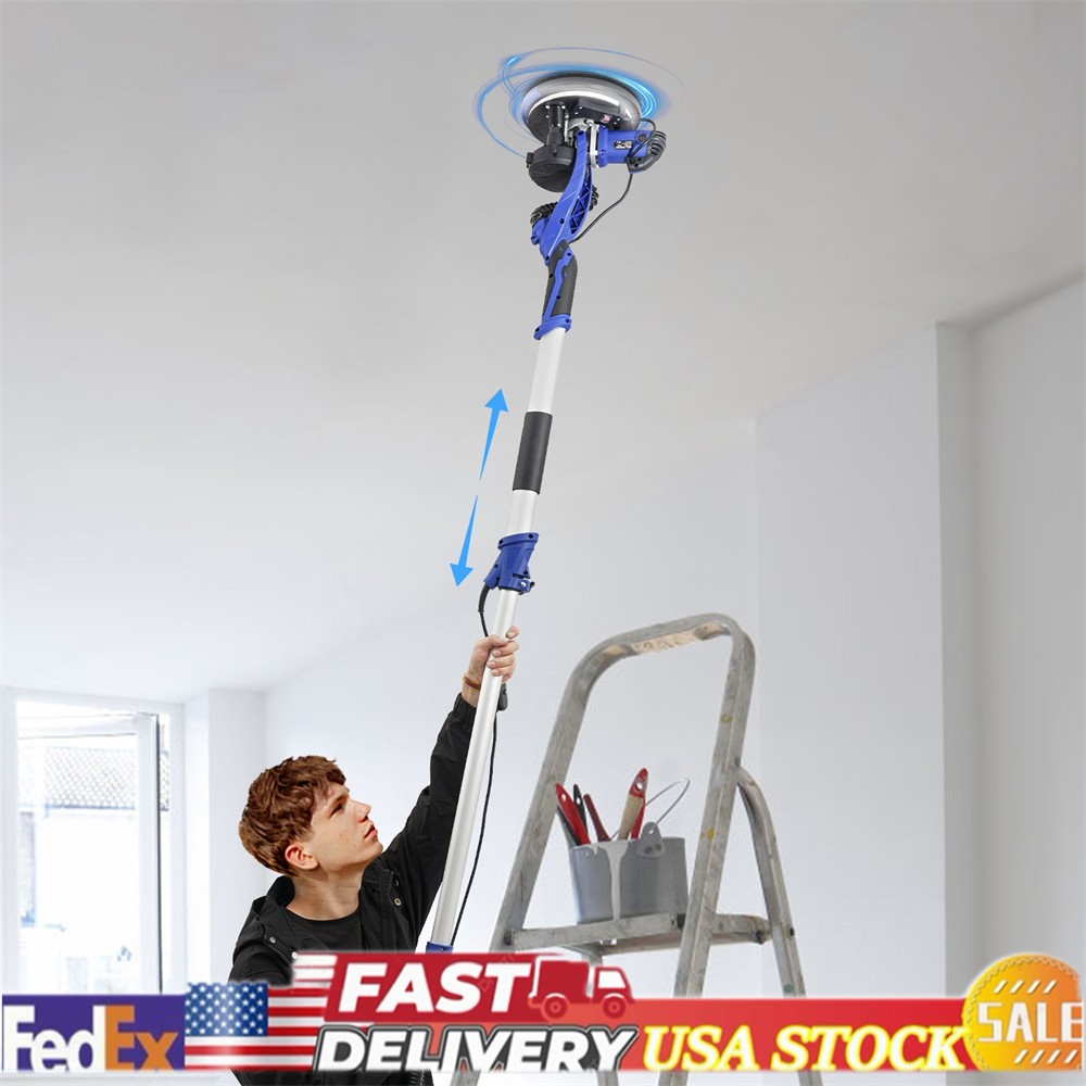 Electric Ceiling Wall Sander with Vacuum Dust Collection Dustless Drywall Sander