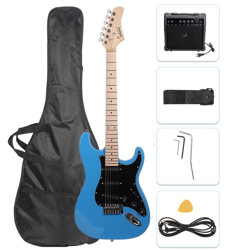 Glarry 39" Electric Guitar Kit for School Beginner with 20W Amp