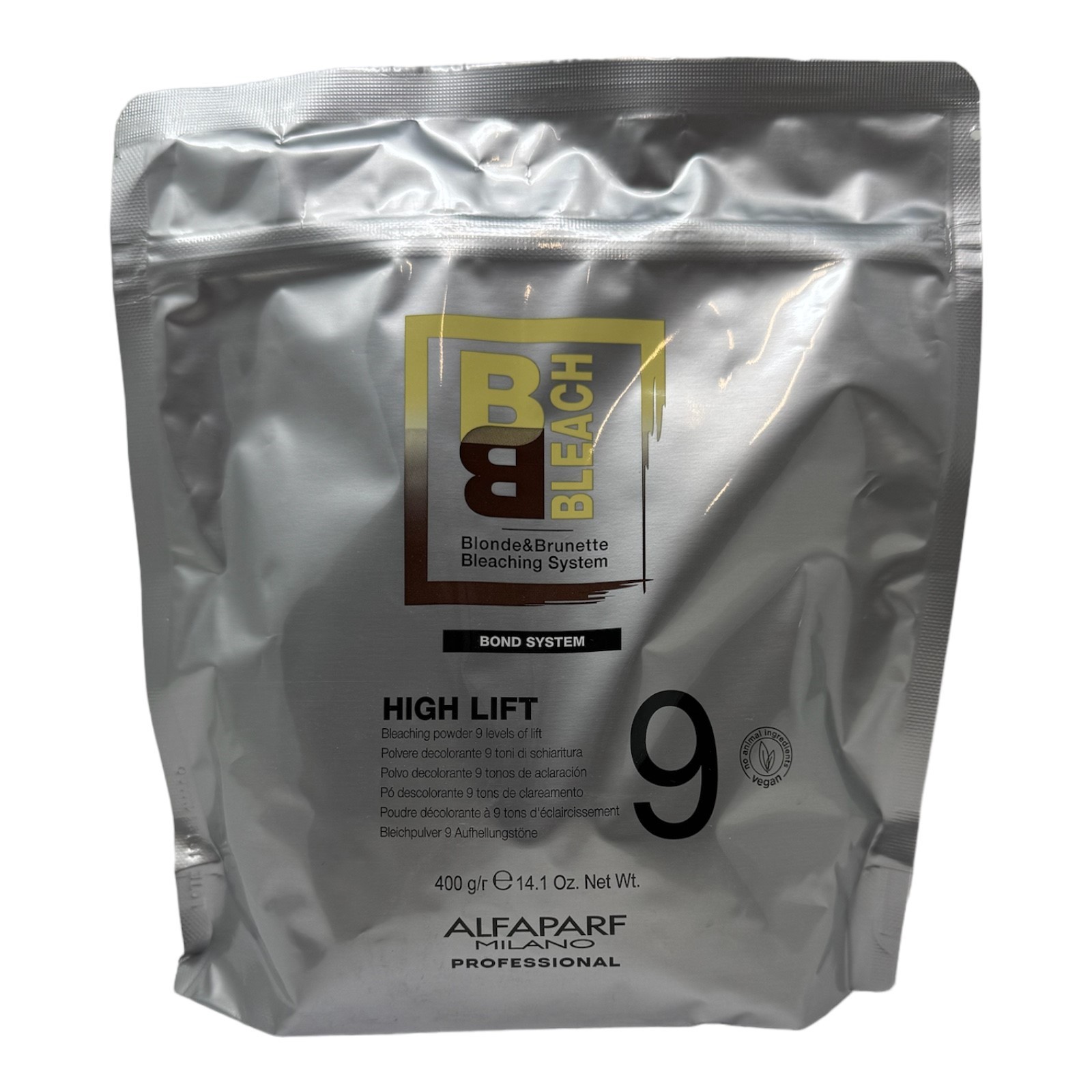 Alfaparf High Lift Bleaching Powder Blonde & Brunette 9 Levels of Lift 14.1 Oz.