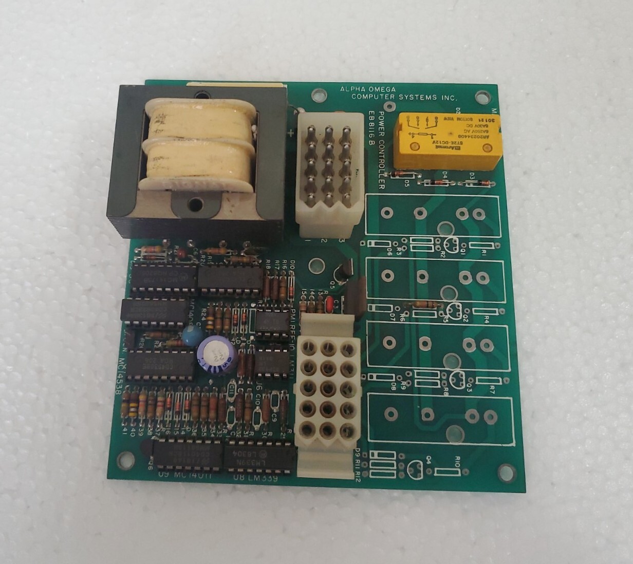 Alpha Omega EB-8116-B Computer Systems Power Controller Circuit Card
