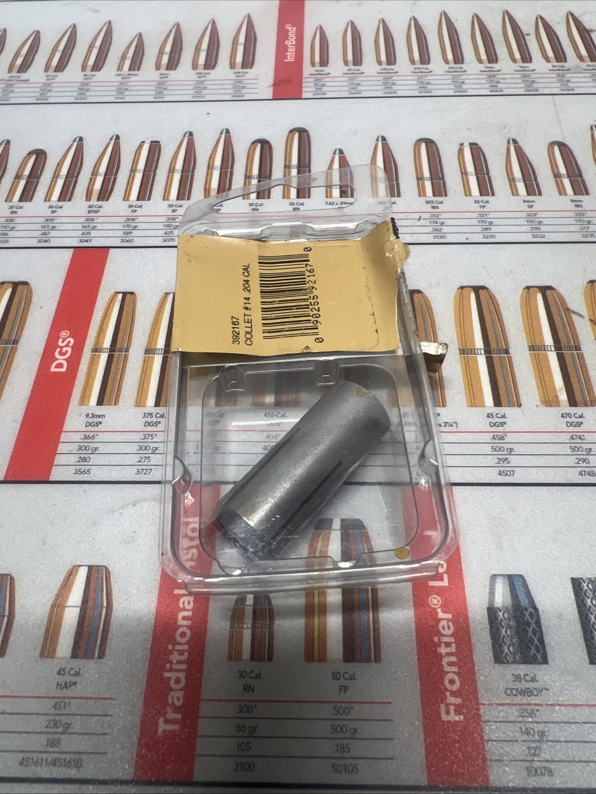 HORNADY # 392167 CAM-LOCK BULLET PULLER COLLET #14 (204 CALIBER )NOS