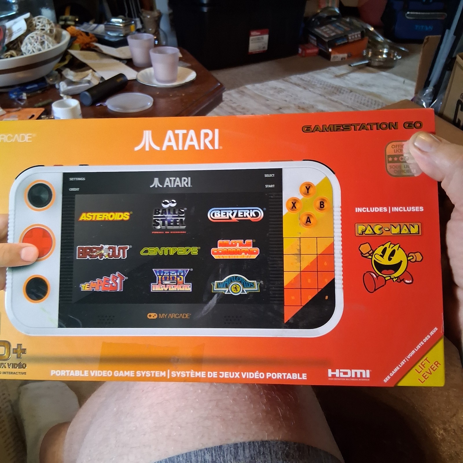 My Arcade Atari GameStation Go Handheld System HDMI Wi-Fi 720p 4GB