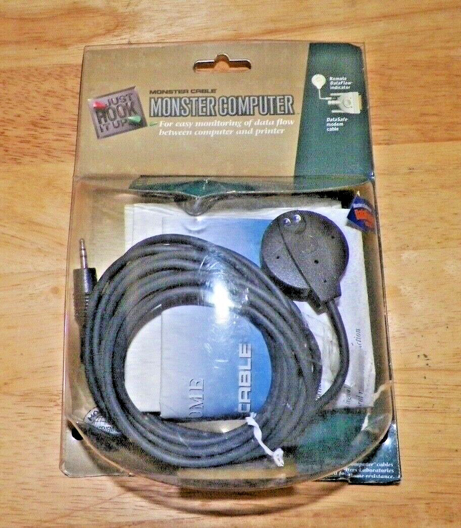 MONSTER CABLE / MONSTER COMPUTER REMOTE DATAFLOW INDICATOR - DataSafe - NOS!