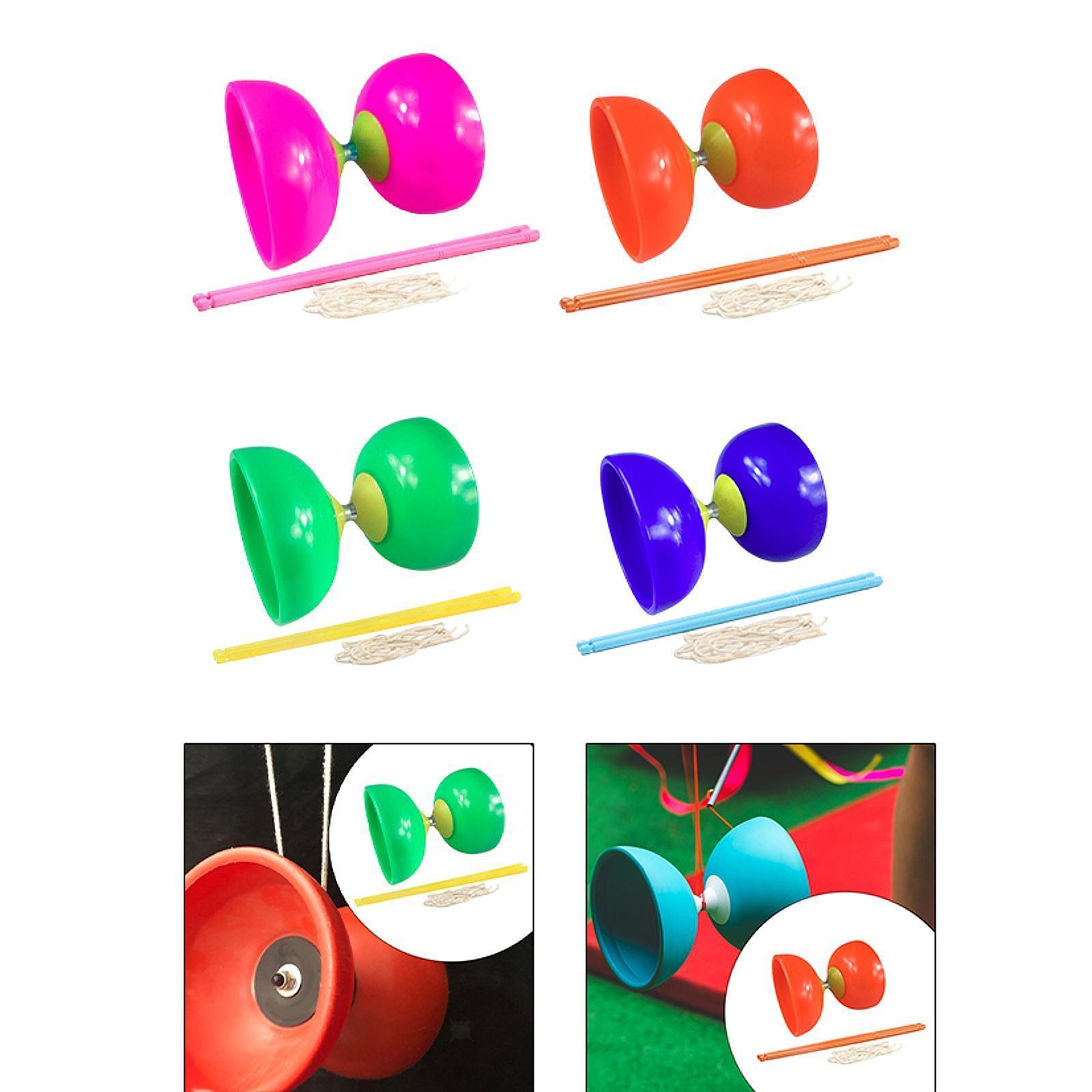 Chinese Yoyo Diabolo Set Chinese Diabolo Toy Set for Kids Beginners Garden
