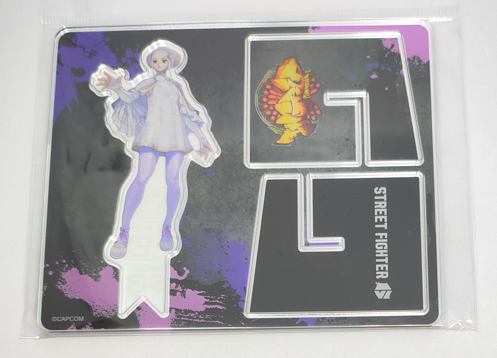 Street Fighter 6 Ingrid Cross Shaped Acrylic Stand Figure 4.3in Capcom