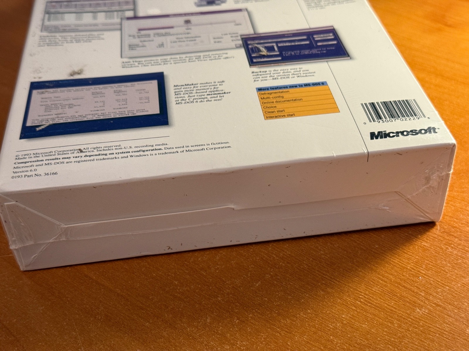 Vintage Microsoft MS DOS 6 Upgrade 3.5" Disks Operating System SEALED