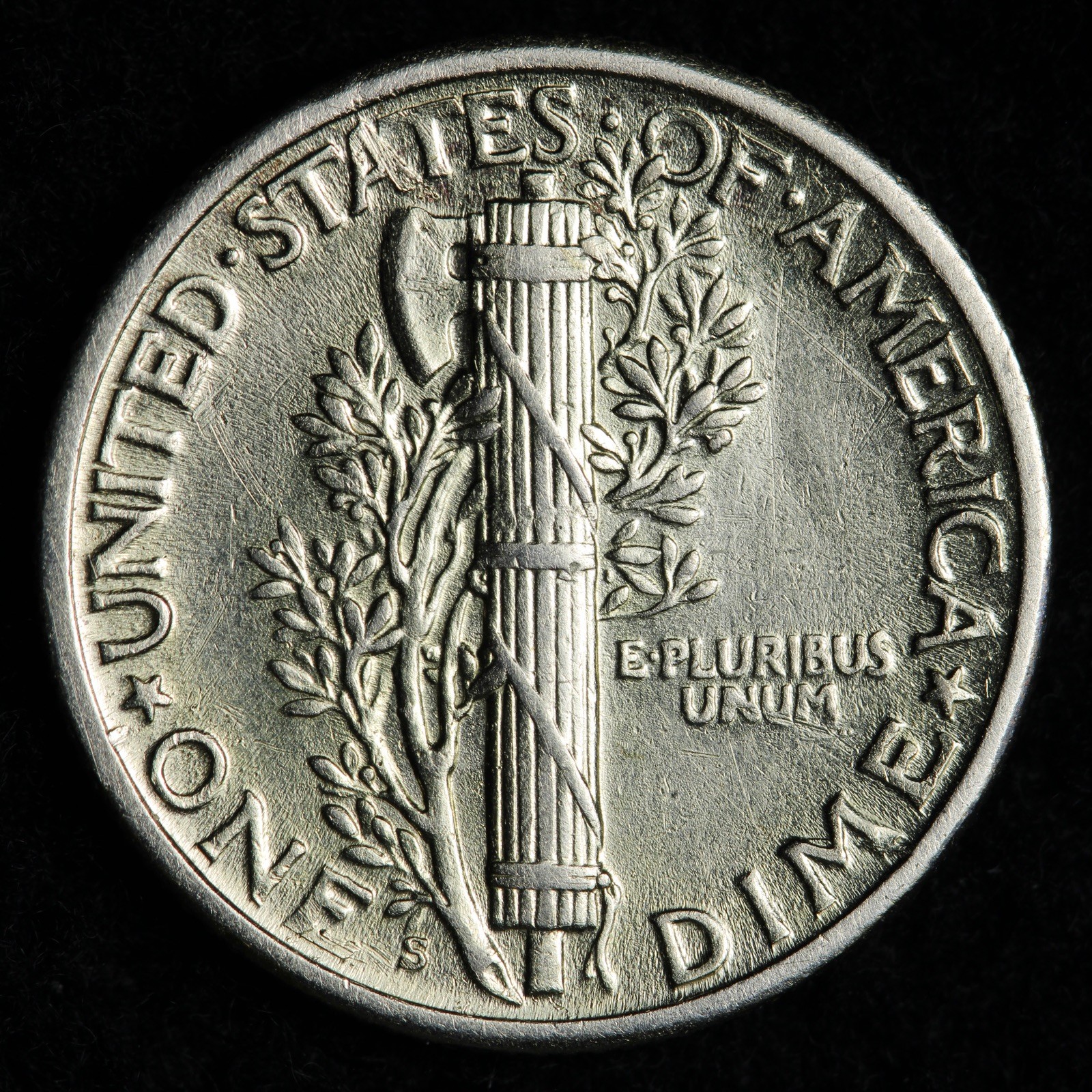 1925-S Mercury Silver Dime UNC *UNCIRCULATED* MS E311 TWCEK