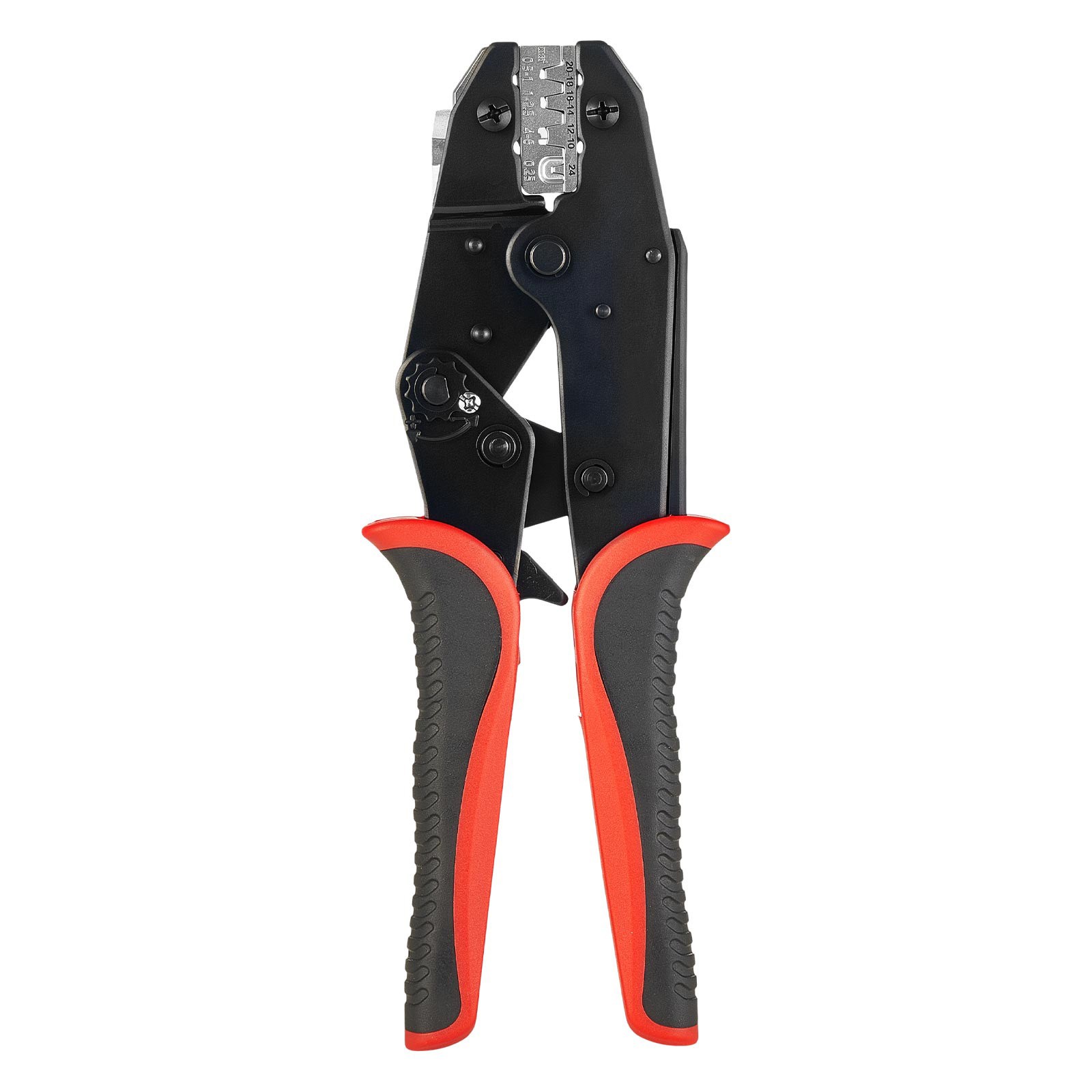 Uimoso Ratcheting Wire Crimper Tool 24-10 AWG for Electrical Connectors