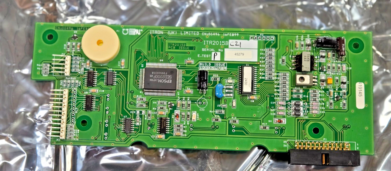 Itron ITR2015B Display PCB Board Assembly