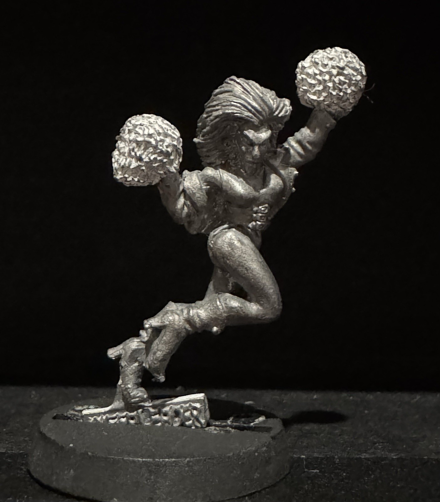 Citadel Games Workshop Blood Bowl Elf Cheerleader Vintage Fantasy Metal