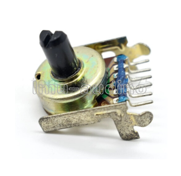 1X 161 Horizontal Rotary Potentiometer Double B50K Dual Channel Amplifier Volume