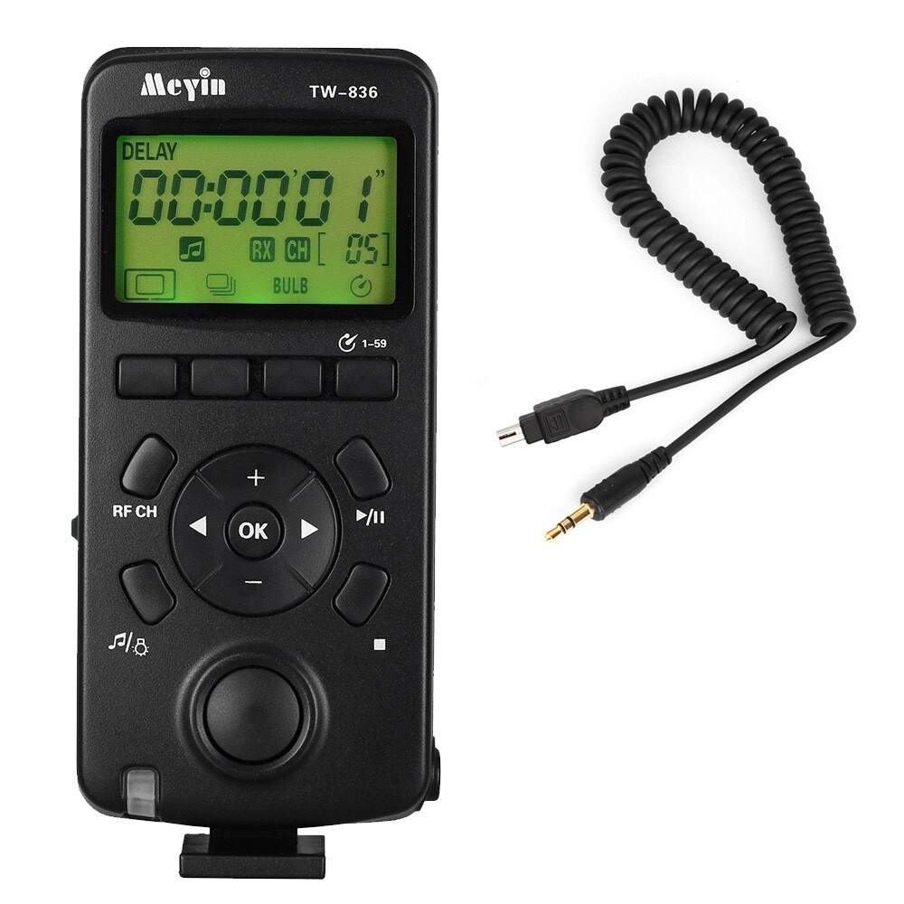 Timer Remote Control Shutter Release for Canon R3, R5, R5 C, R6, EOS-1D X MarkII