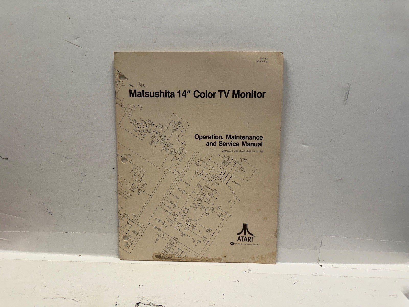 Matsushita 14" Color TV Monitor Operation Maintenance Service Manual