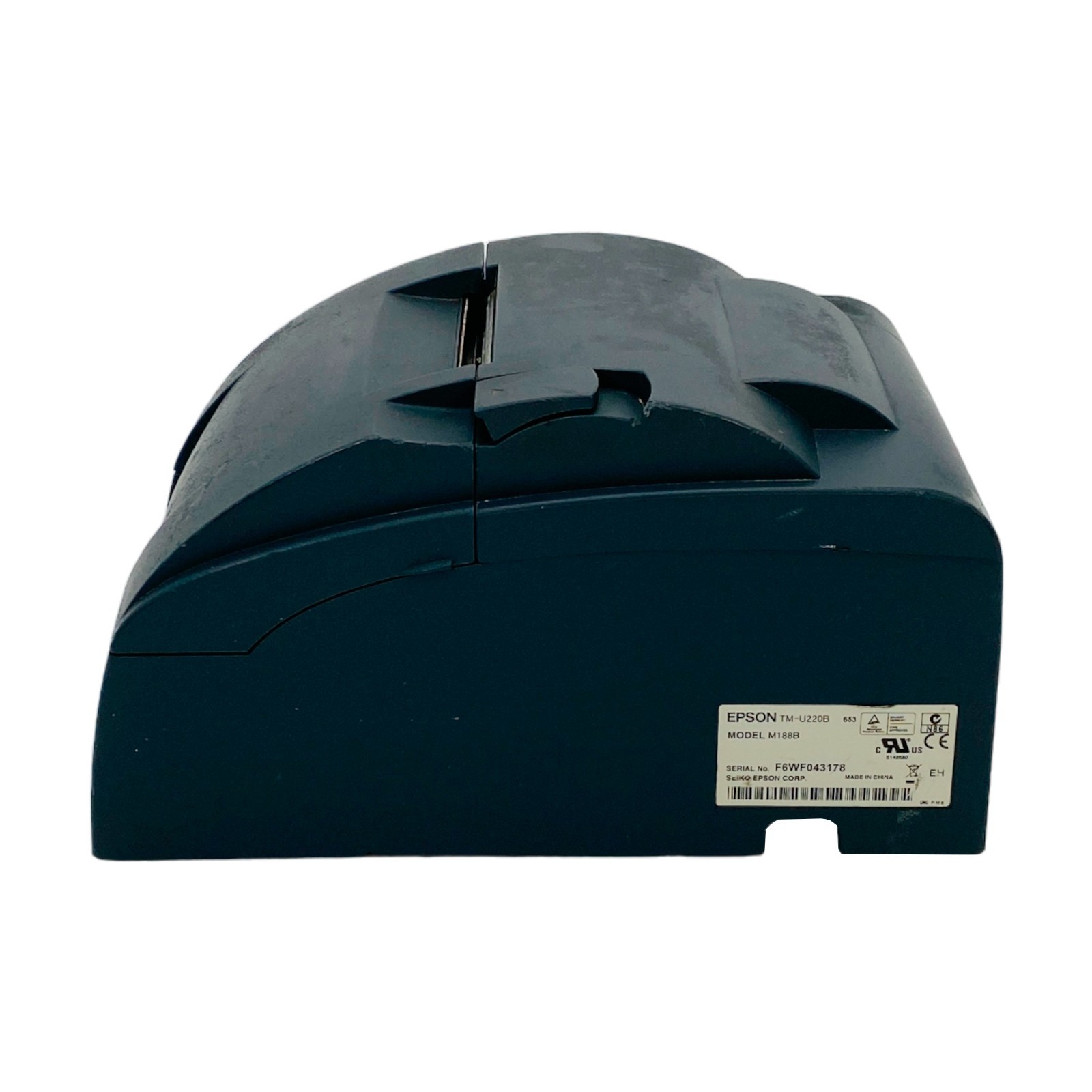FULLY TESTED Epson TM-U220B Dot Matrix POS Receipt Printer Serial No AC Adapter
