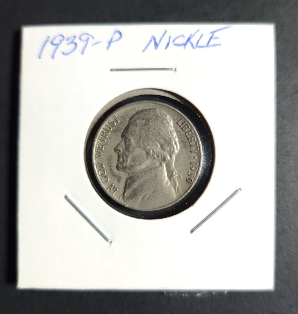 1939 JEFFERSON NICKLE COIN *F/VF*