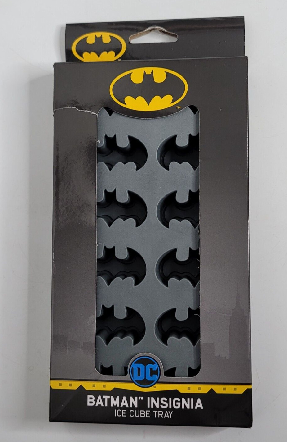 DC Comics Batman Insignia Logo Ice Cube Tray Mold NEW Silicone