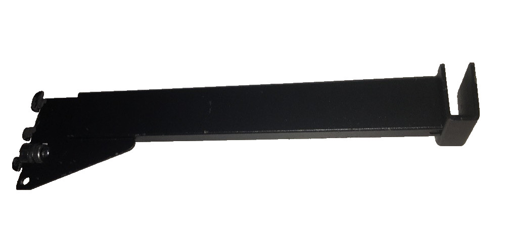 Slatwall Heavy Duty 13" Metal Bracket Black-New(Has Storage Wear)-SHIP N 24 HRS