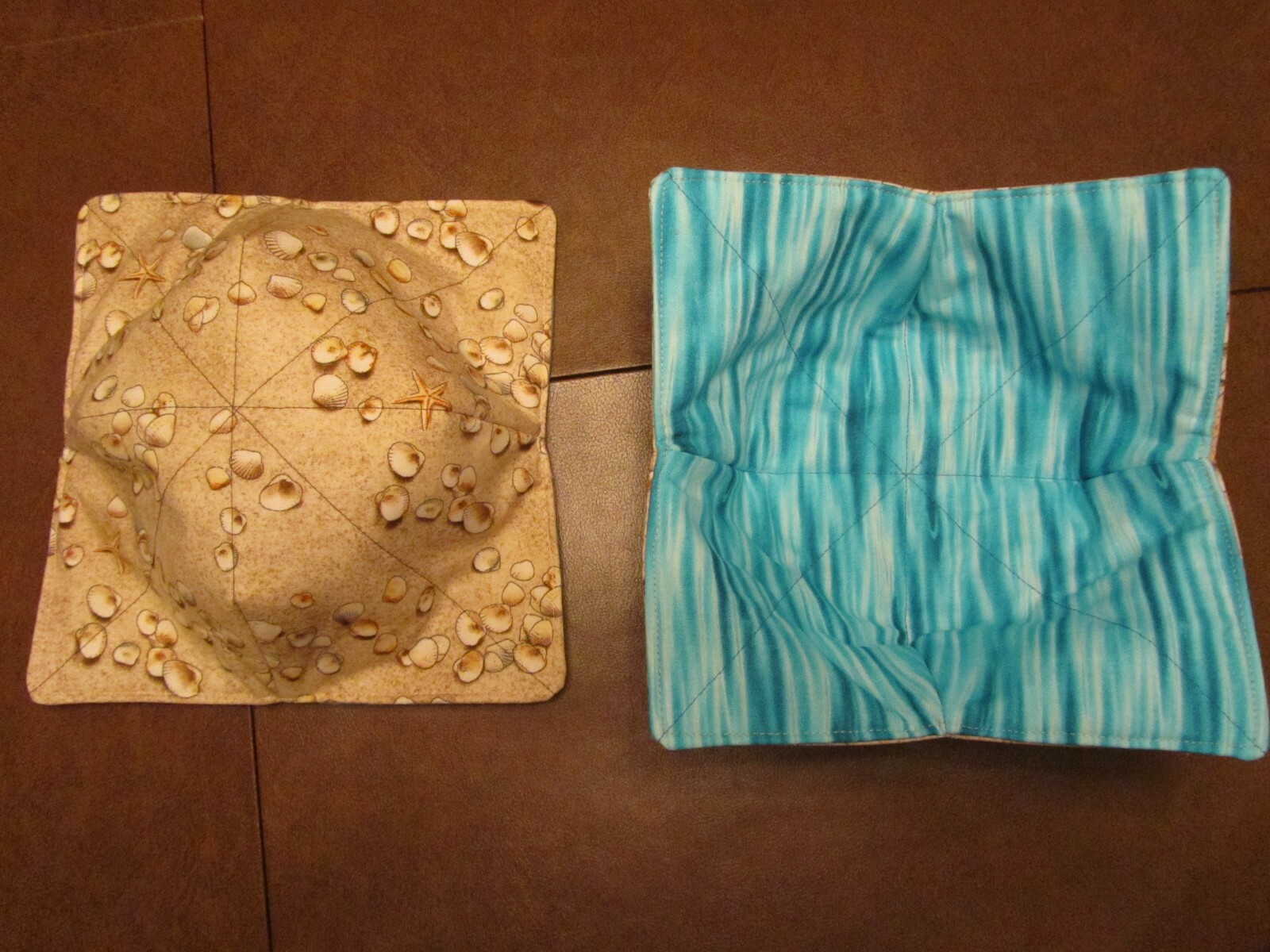  Microwave Bowl - standard size - Sea Shells & Blue