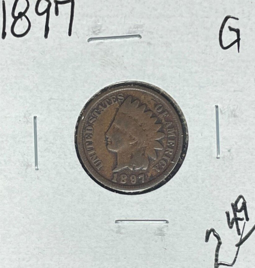 1897 INDIAN HEAD CENT ~GOOD  ~NICE COIN~