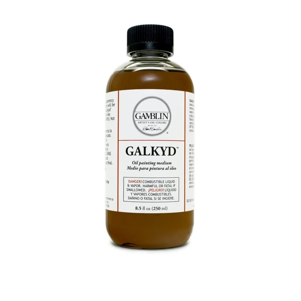 Gamblin Galkyd 8.5 oz. Ounce (Pack of 1), Clear
