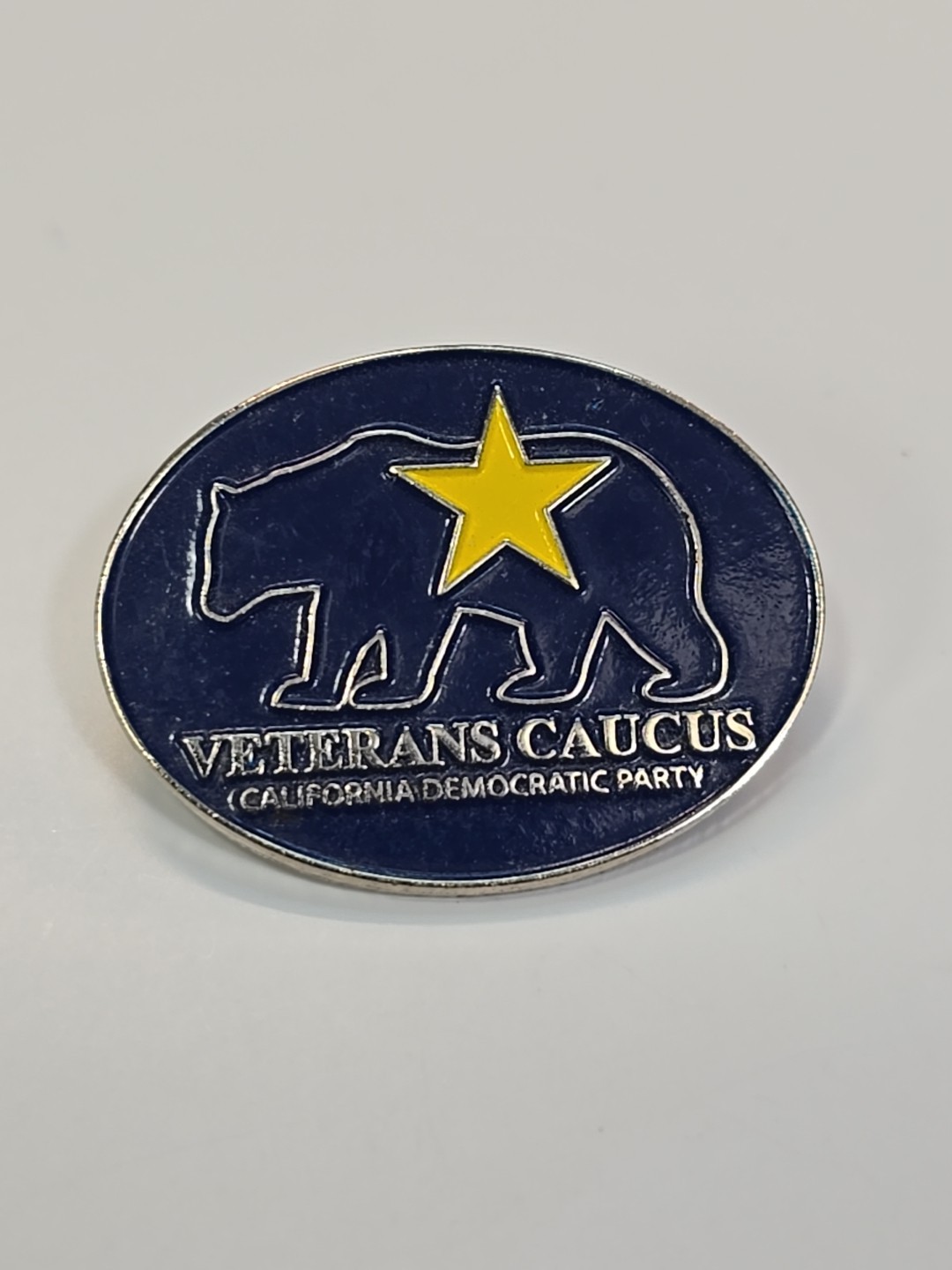 California Democratic Party Veterans Caucus Lapel Pin