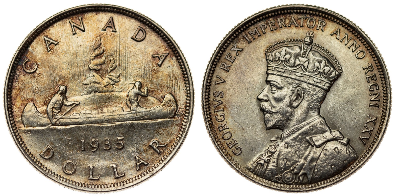 Canada - Dollar 1935 - George V, Silver