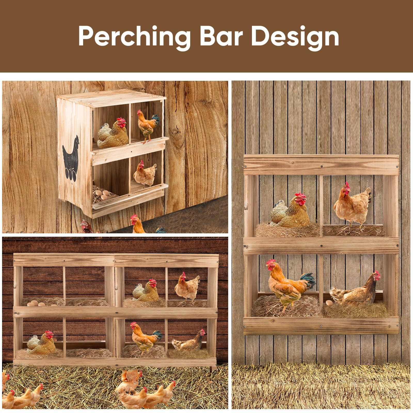 Zeenart Nesting Boxes For - Nesting For Poultry Heavy Duty 4