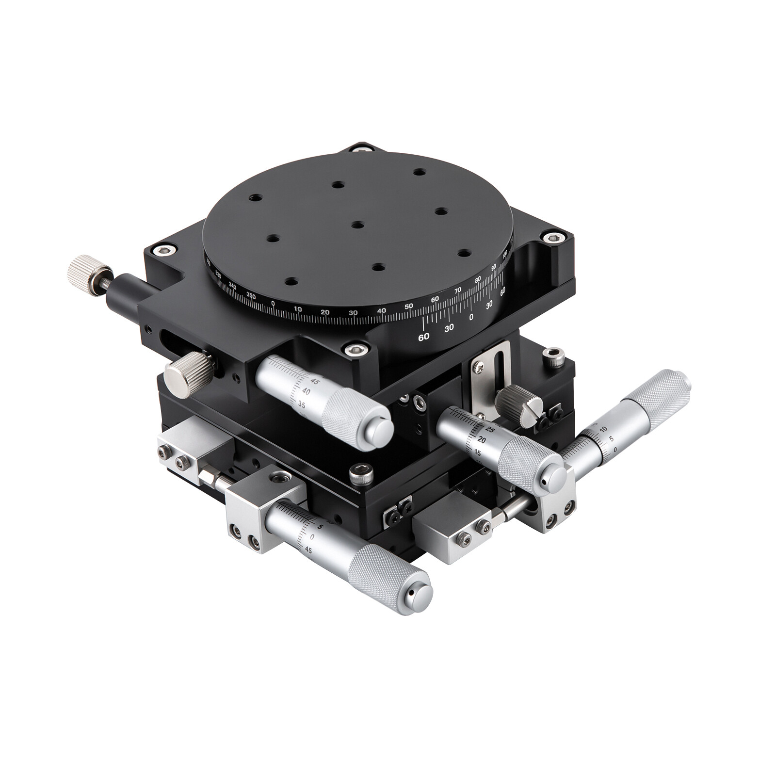 4 Axis-XYZR Driven Linear Standard Manual Precision Linear Positioning Stage NEW