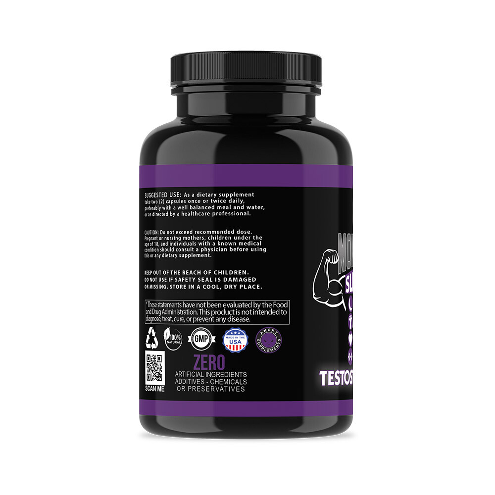 MONSTER TEST PM Test Booster for Men Tribulus T Sleep Pills