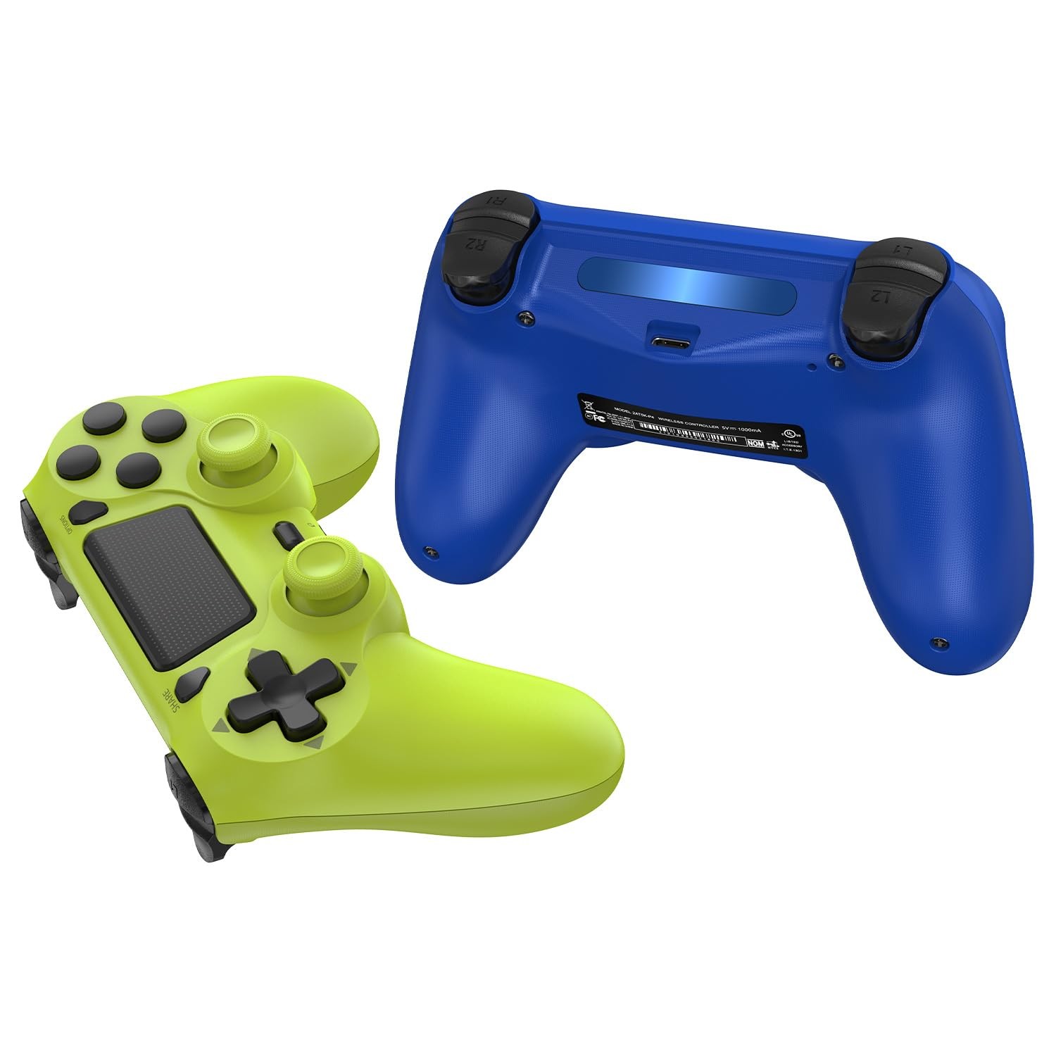 2 Pack Wireless Controller Compatible with PS4/Slim/Pro/PC with Dual Vibratio...