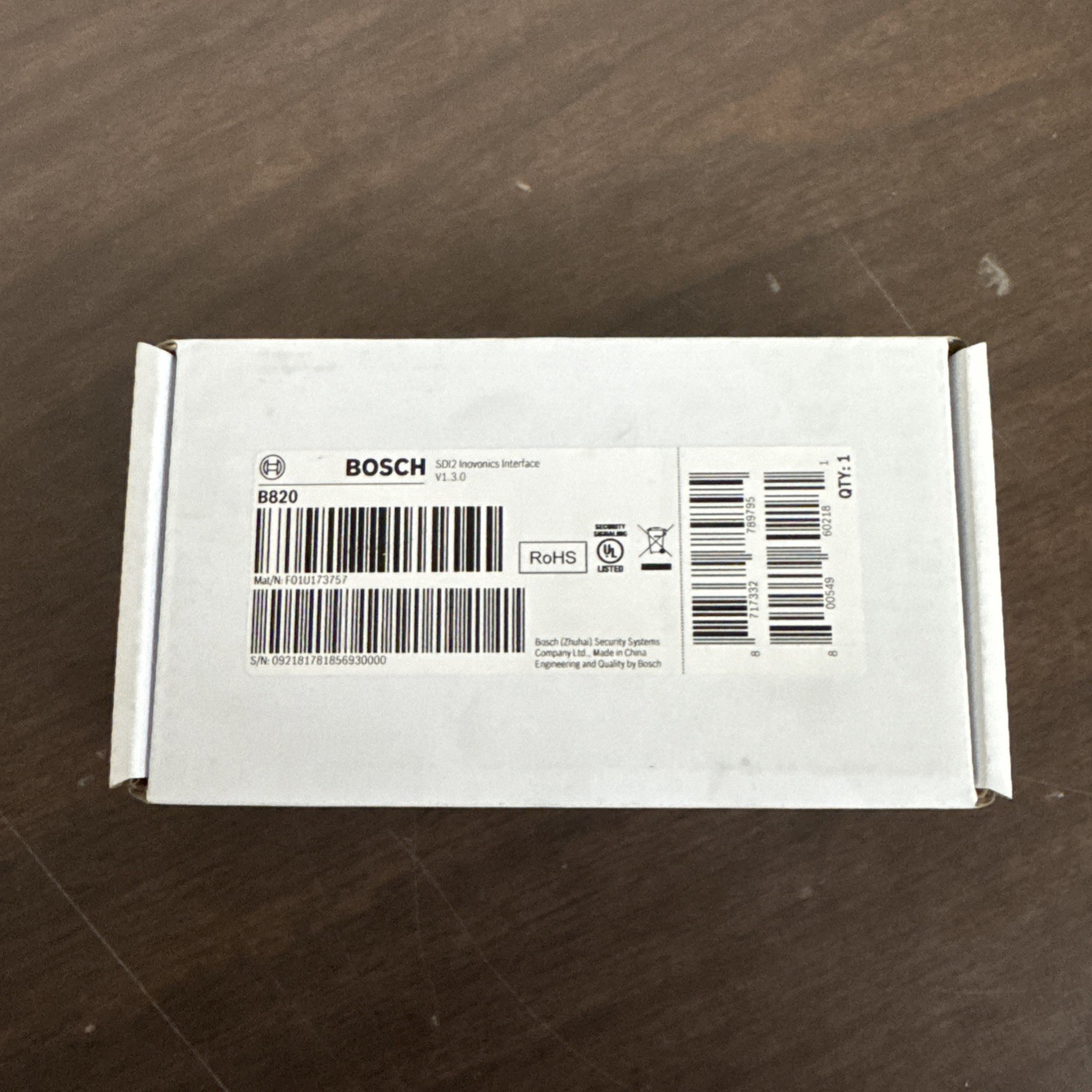 NEW Bosch B820 Inovonics SDI2 Interface