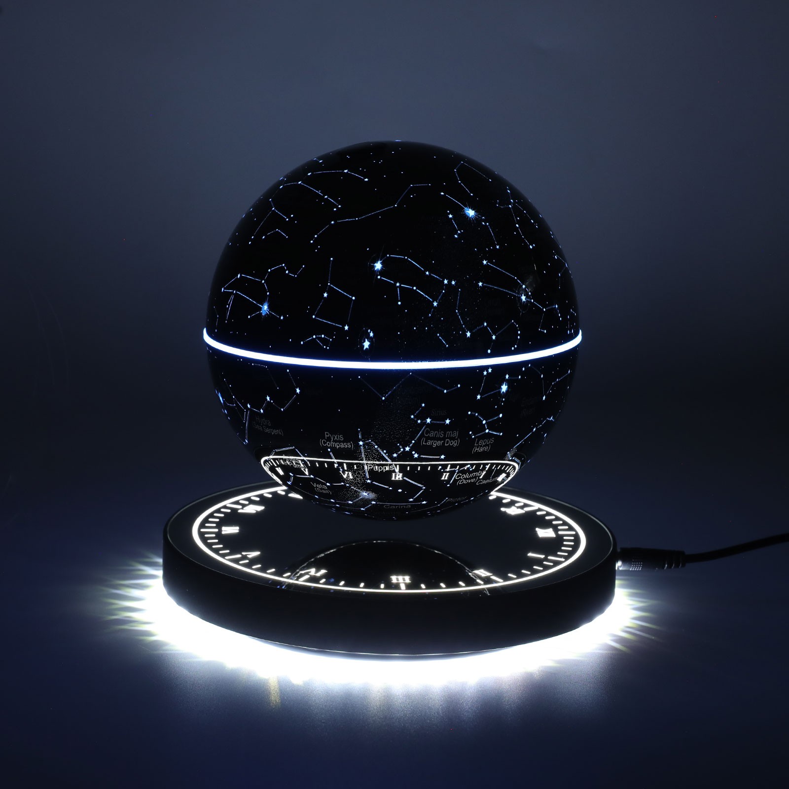 6in Magnetic Levitating Globe with LED Floating Globe Auto-Rotating Globe