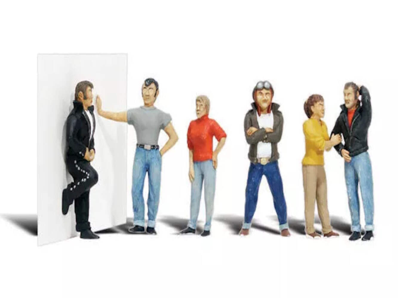 New Woodland HO Scale Rebels Train Figures A1849