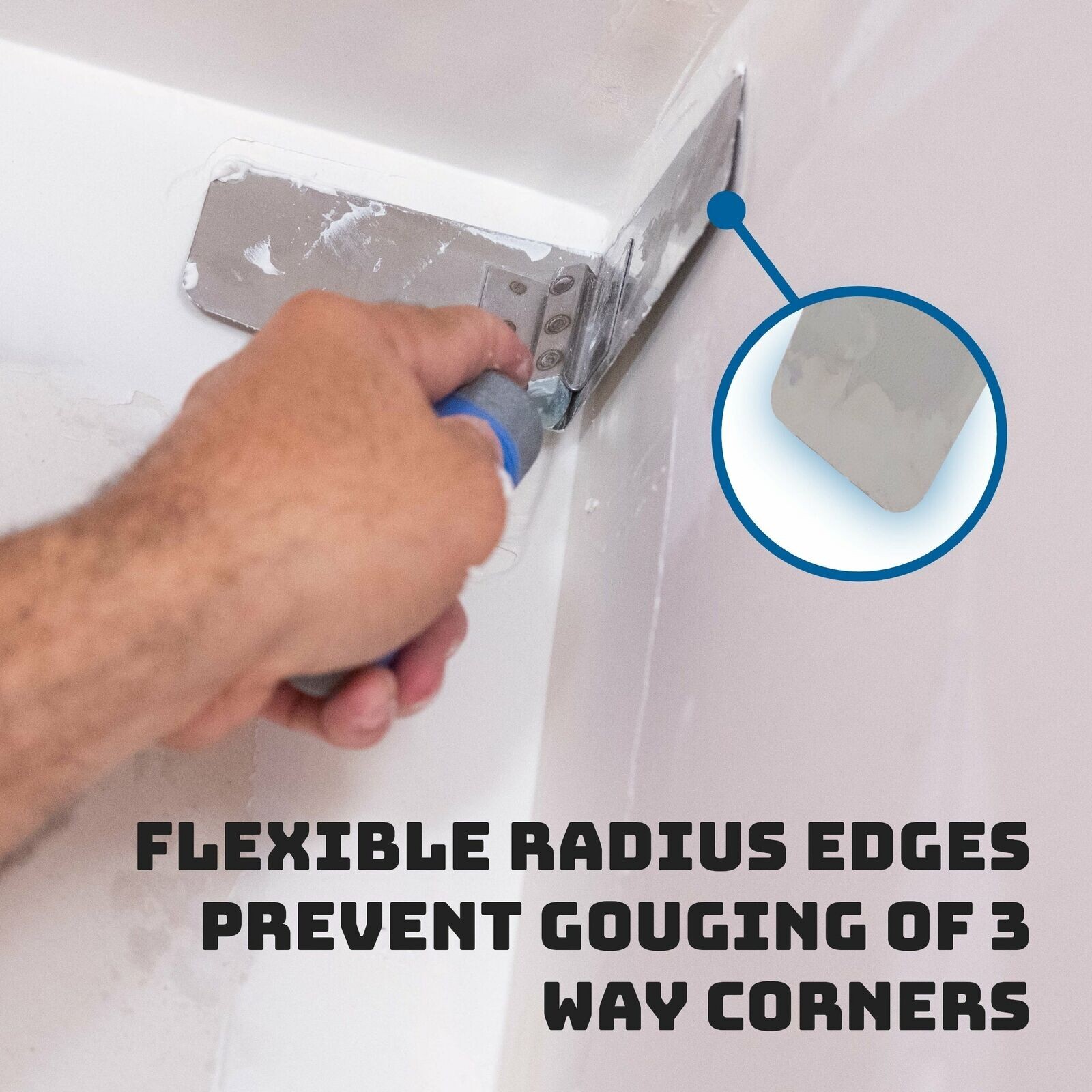 Advance Flexible Drywall Inside Corner Finishing Trowel "Eagle Wing"